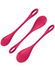 Kit Bolas de Kegel Satisfyer Yoni Power 1 Vermelho