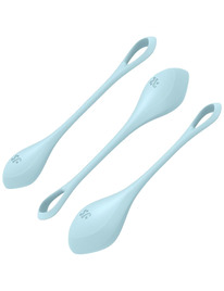 Kit Bolas de Kegel Satisfyer Yoni Power 2 Azul