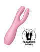 satisfyer - threesome 3 vibrator pink