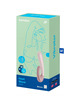 satisfyer - heat wave vibrador app blanco