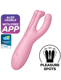 Vibrador Satisfyer Threesome 4 Rosa