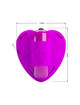 pretty love - masajeador de clitoris heartbeat 10 modos de vibracion morado