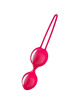 Fun factory - dÚo de smartballs blanco/rojo india