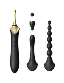 zalo - bess 2 clitoral massager black