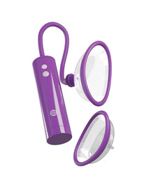 fantasy for her - rechargeable clitoris suction pump kit size s/l