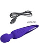 pretty love - antony youth vibrador wand efecto calor violeta
