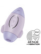 satisfyer - mission control lilac small double impulse vibrator
