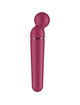 satisfyer - planet wand-er vibrator massager berry