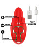 mia - selena stimulator vibrating + tapping red