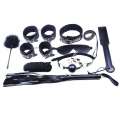 Kit Bondage 10 Peças Preto Alta Qualidade