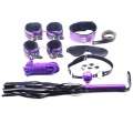 Kit Bondage 8 Peças Roxo Alta Qualidade