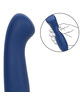 Vibrador Calexotics Cashmere Cetim Azul