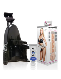fleshlight - brandi love vagina + universal launch + aqua quality lubricant 50 ml