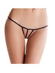 Passion - micro tanga abierto negro talla unica