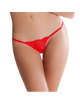 passion - micro red thong one size with lace