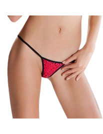 passion - erotic line red thong one size