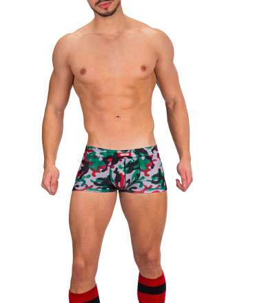 Shorts Barcode Short Jayden Grey Green Red 131001