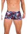 Calções Barcode Short Jayden Azul Marinho Cinzento Vermelho,131004