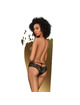 penthouse - adore me panties negro s/m