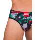 Jockstrap Barcode Backless Boot Camp Grey Green Red 126008