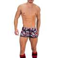 Shorts Barcode Gym Short Thar Grey Red