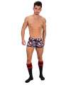 Shorts Barcode Gym Short Thar Grey Red 131005