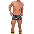 Shorts Barcode Gym Short Thar Navy Blue Yellow