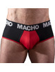 macho - ms26n slip negro/rojo s