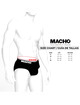 macho - ms24a calzoncillo brief dark amarillo s