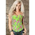 Blusa de color Verde y con las Flores