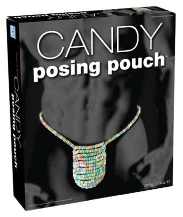 Tanga Masculina Comestível Candy Posing Pouch,350020