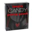 Thong Male Edible with Heart Candy Posing Pouch