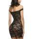 Babydoll De Encaje Negro,160016