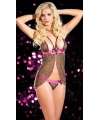 Babydoll Tigress with Lace Pink 160020