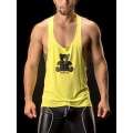 Manga Sisa Siguiente Tank Top, El Oso Verde De Código De Barras
