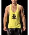 Manga Sisa Siguiente Tank Top, El Oso Verde De Código De Barras,129009