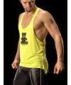 Manga Sisa Siguiente Tank Top, El Oso Verde De Código De Barras,129009