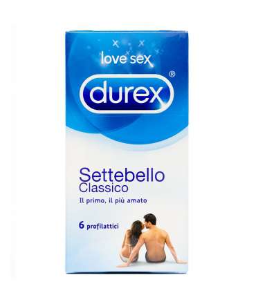 6 x Preservativos Durex Settebelo Clássico,320006