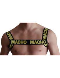 Harness Macho Duplo Amarelo