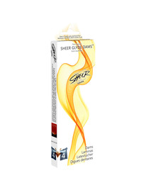 Proteção Oral Sheer Glyde Lâminas de Latex Cola