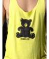 Manga Sisa Siguiente Tank Top, El Oso Verde De Código De Barras,129009