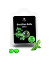 secretplay - brazilian balls menta set 2 bolas