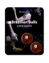 2x Bolas Brasileiras Secretplay Chocolate
