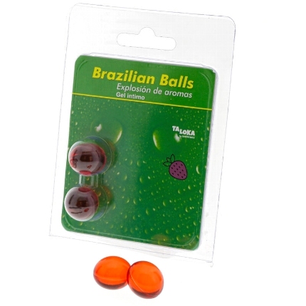 2x Bolas Brasileiras Taloka Morango