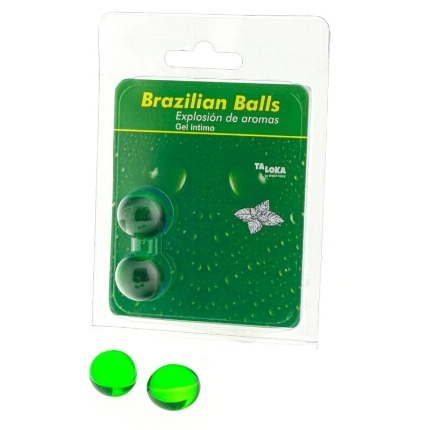 taloka - 2 brazilian balls mint intimate gel