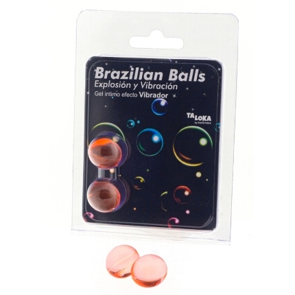 taloka - 2 brazilian balls vibrating effect exciting gel