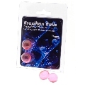 taloka - 2 brazilian balls refresh vibrating effect exciting gel