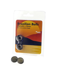 taloka - 2 brazilian balls fresh effect exciting gel