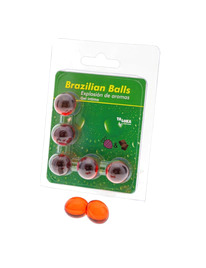 taloka - brazilian balls gel Íntimo fresa chocolate 5 bolas