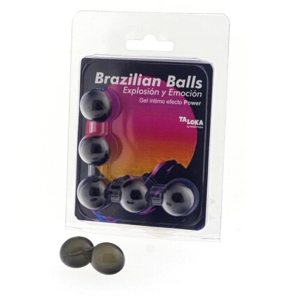 taloka - 5 brazilian balls power effect exciting gel